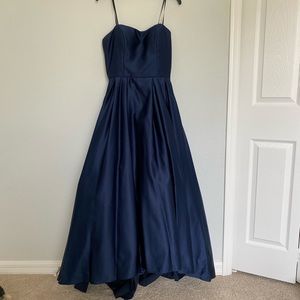 Worn once! Beautiful blue gown